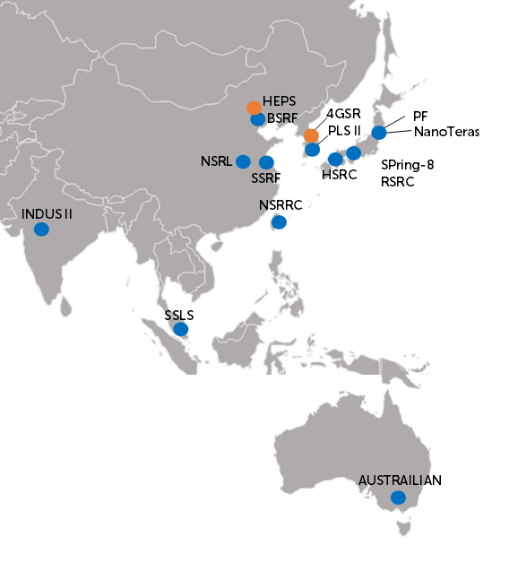 Figure 5: APAC Synchrotrons