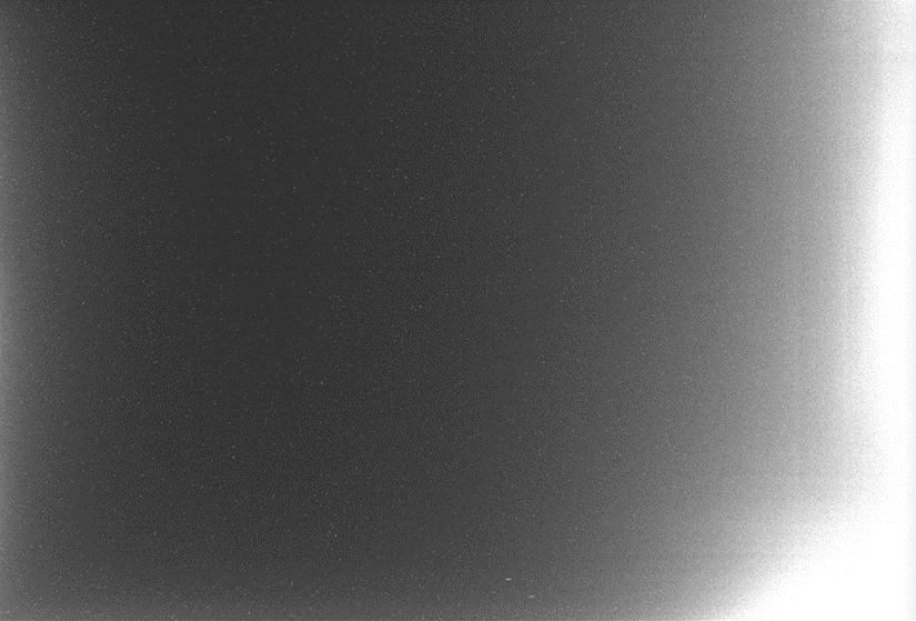 Figure 5: Thermal build-up at the edges of a CMOS sensor. This noise will spread across the camera f