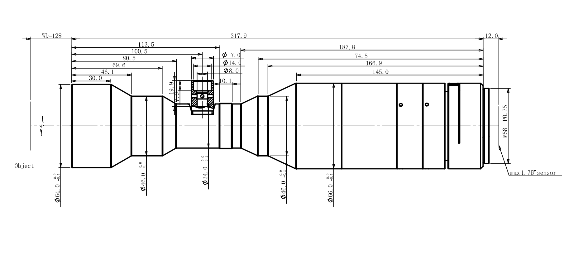 ZXCA175-28.2C-128-M58-AL