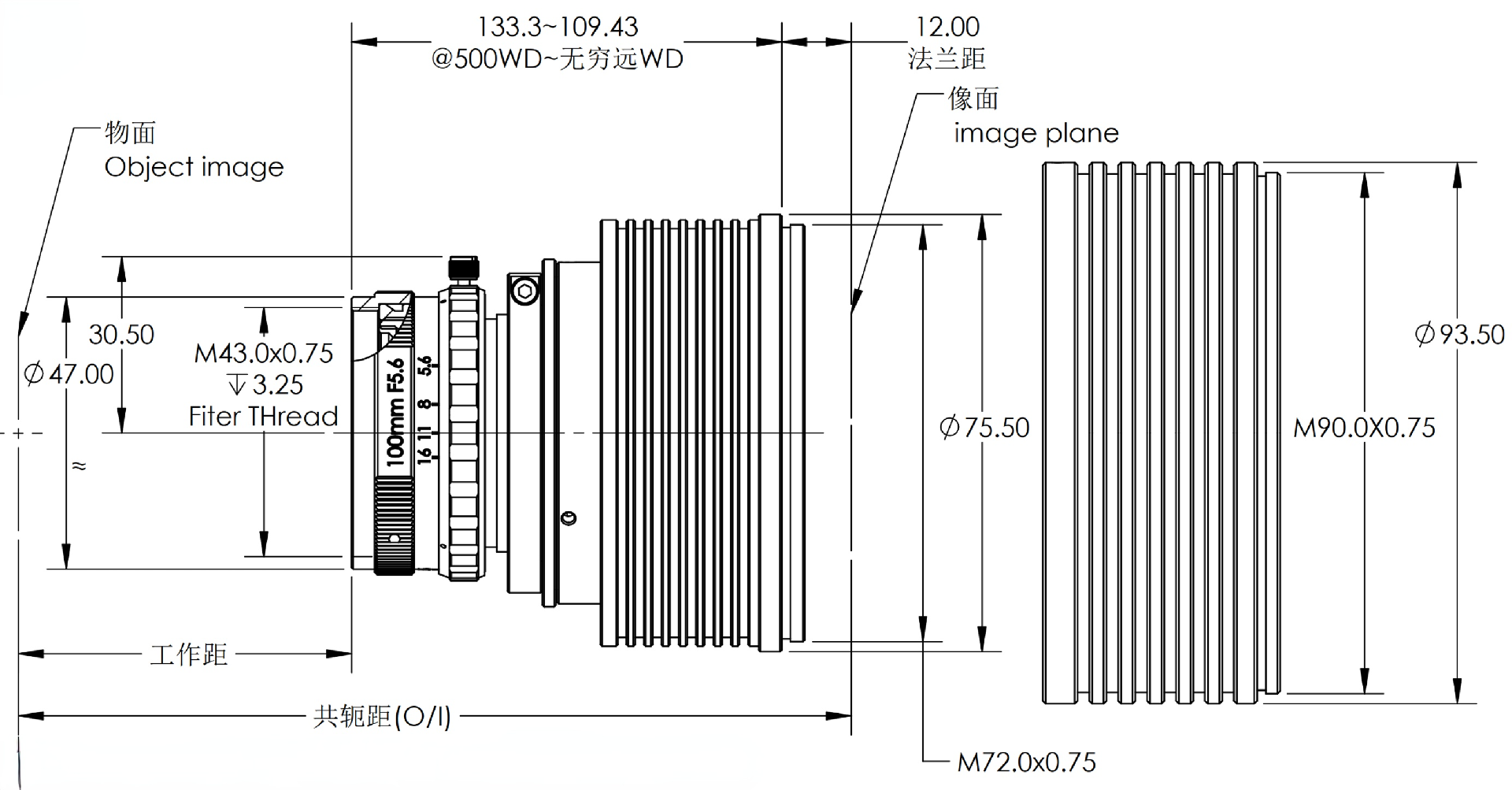 ZXJ-LS10056 产品尺寸