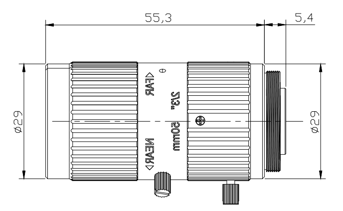 ZXJ-5028-10MP 产品尺寸