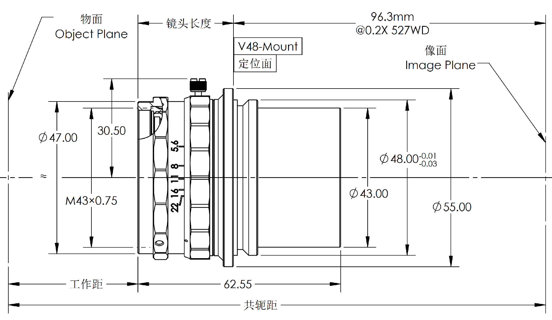 ZXJ-LS9256 产品尺寸